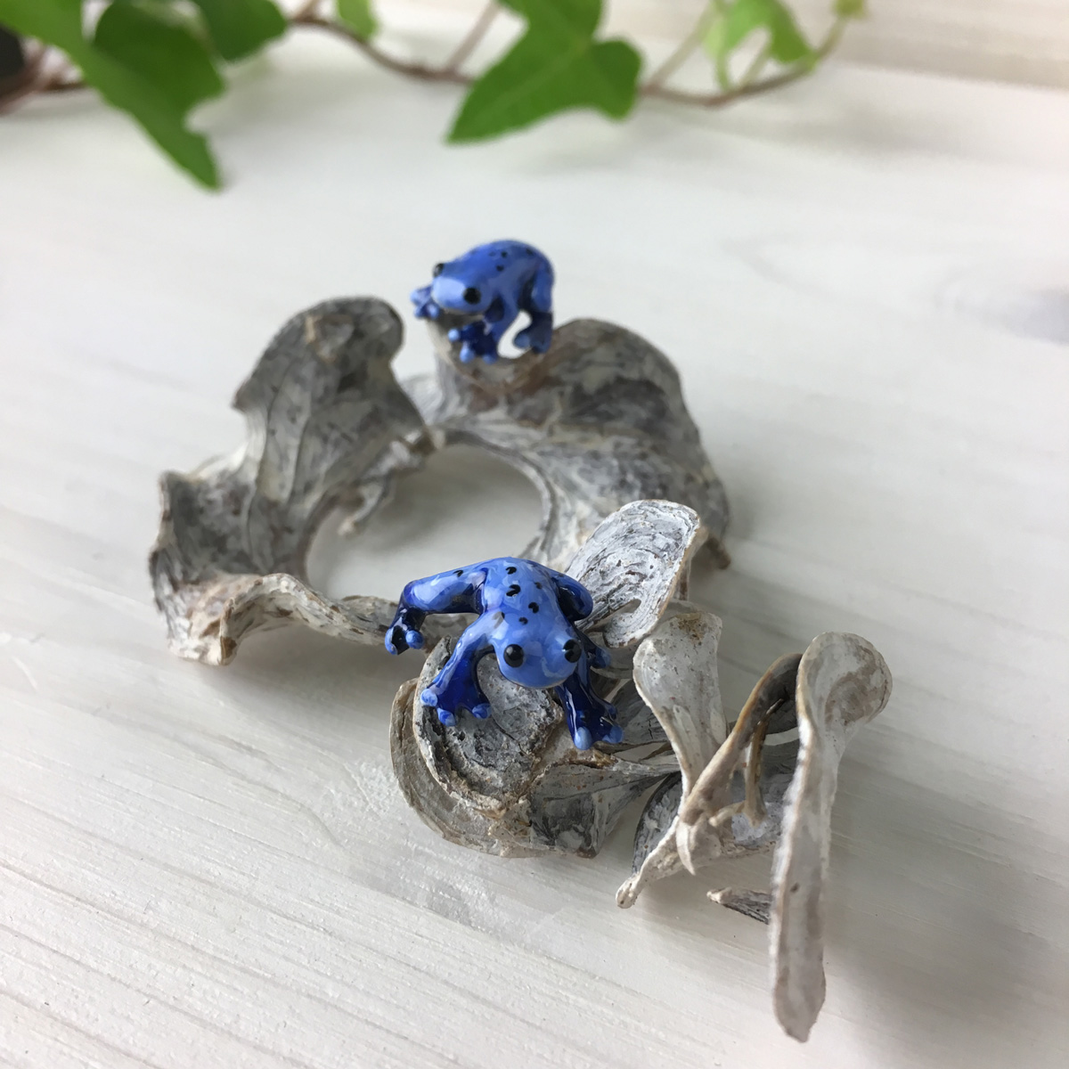 Orecchini rane azzurre - immagine 3