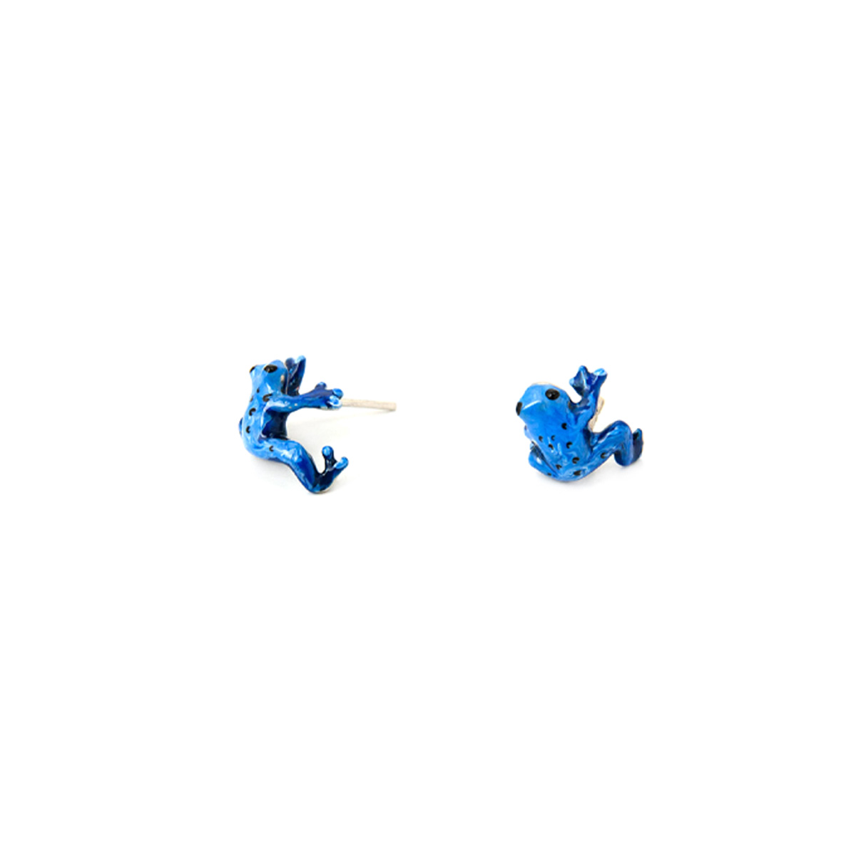 Orecchini rane azzurre - immagine 2