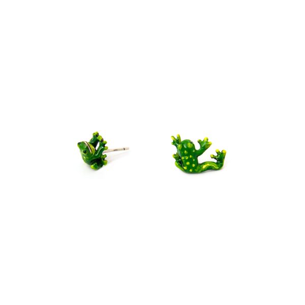 Orecchini rane verdi - immagine 2