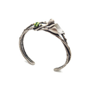 Bracciale intreccio con calle e chiocciola