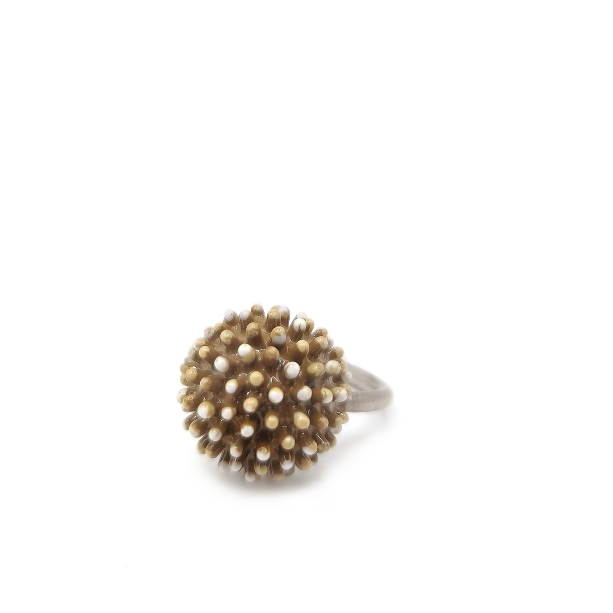 Anello riccio di mare avorio - immagine 3